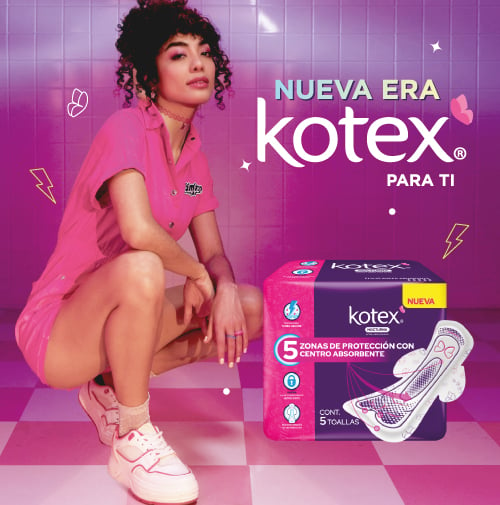 Bienvenida a tu nueva Era Kotex®